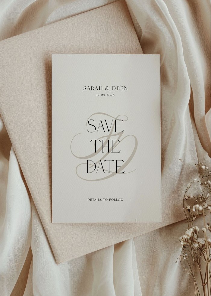 Save the Date ejemplo 2